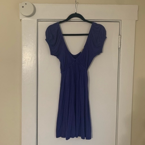 Forever 21 Blue Mini Dress Size Small - Picture 2 of 9